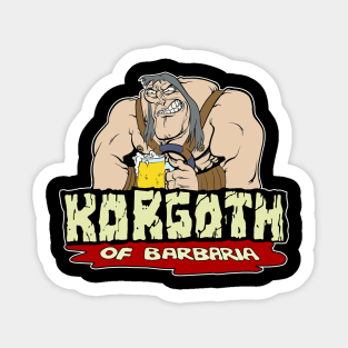 Korgoth (Black Print) Sticker